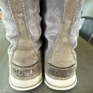 Sorel Taupe Suede Winter Boots